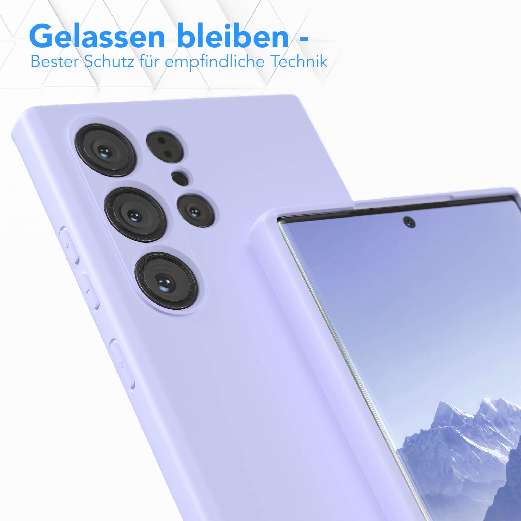 Samsung Galaxy S23 Ultra Silikonhülle mit Kameraschutz von EAZY CASE 