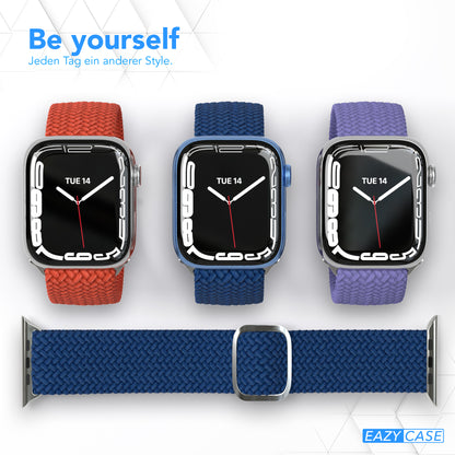 Apple Watch Armband geflochten Edelstahl Magnetverschluss EAZY CASE Wristband 