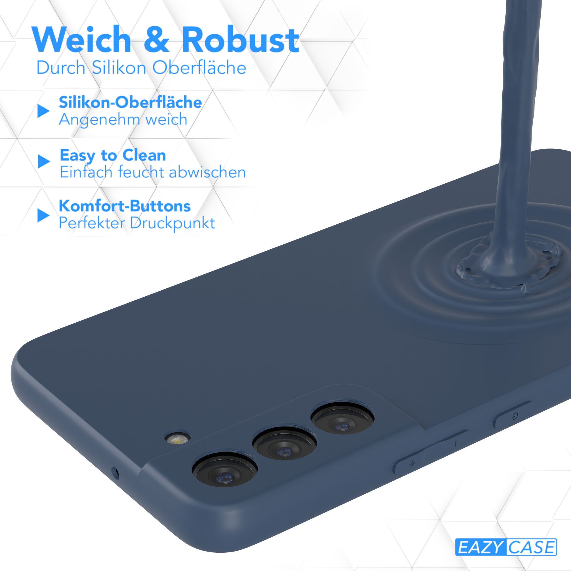 Samsung Galaxy S22 Plus 5G Silikonhülle mit Kameraschutz von EAZY CASE 