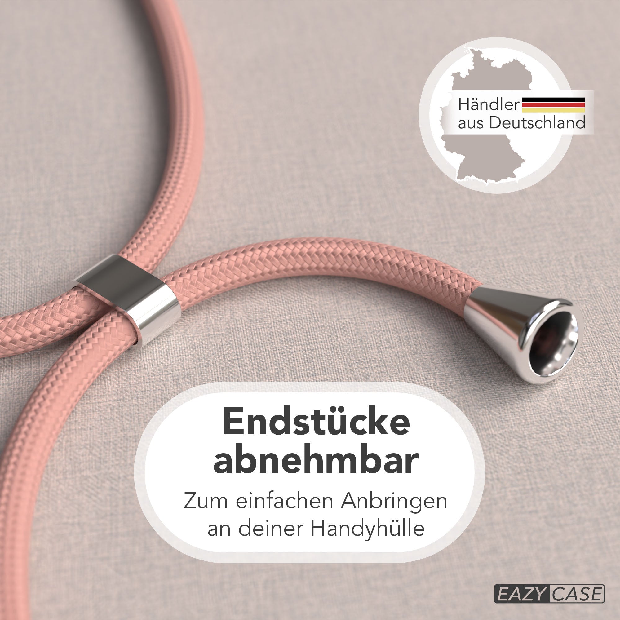 Universal Handykette einzeln verstellbar mit abnehmbaren Endstücken EAZY CASE 
