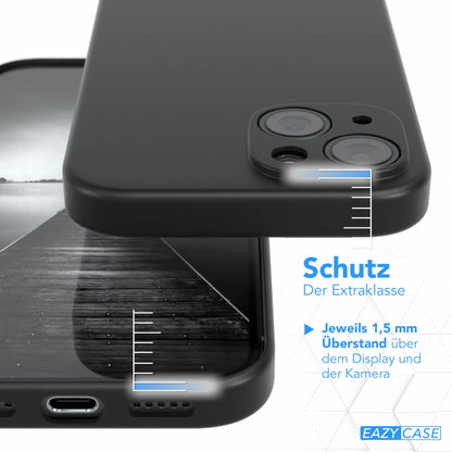 Apple iPhone 15 ultradünne TPU Silikonhülle mit Kameraschutz