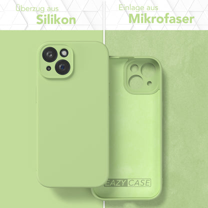 Apple iPhone 15 Silikonhülle mit Kameraschutz von EAZY CASE 