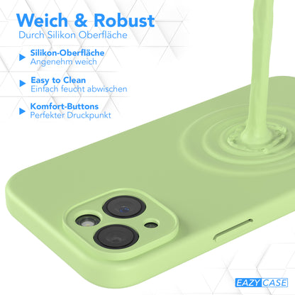 Apple iPhone 15 Silikonhülle mit Kameraschutz von EAZY CASE 