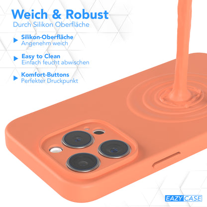 iPhone 15 Pro Silikonhülle mit Kameraschutz von EAZY CASE 