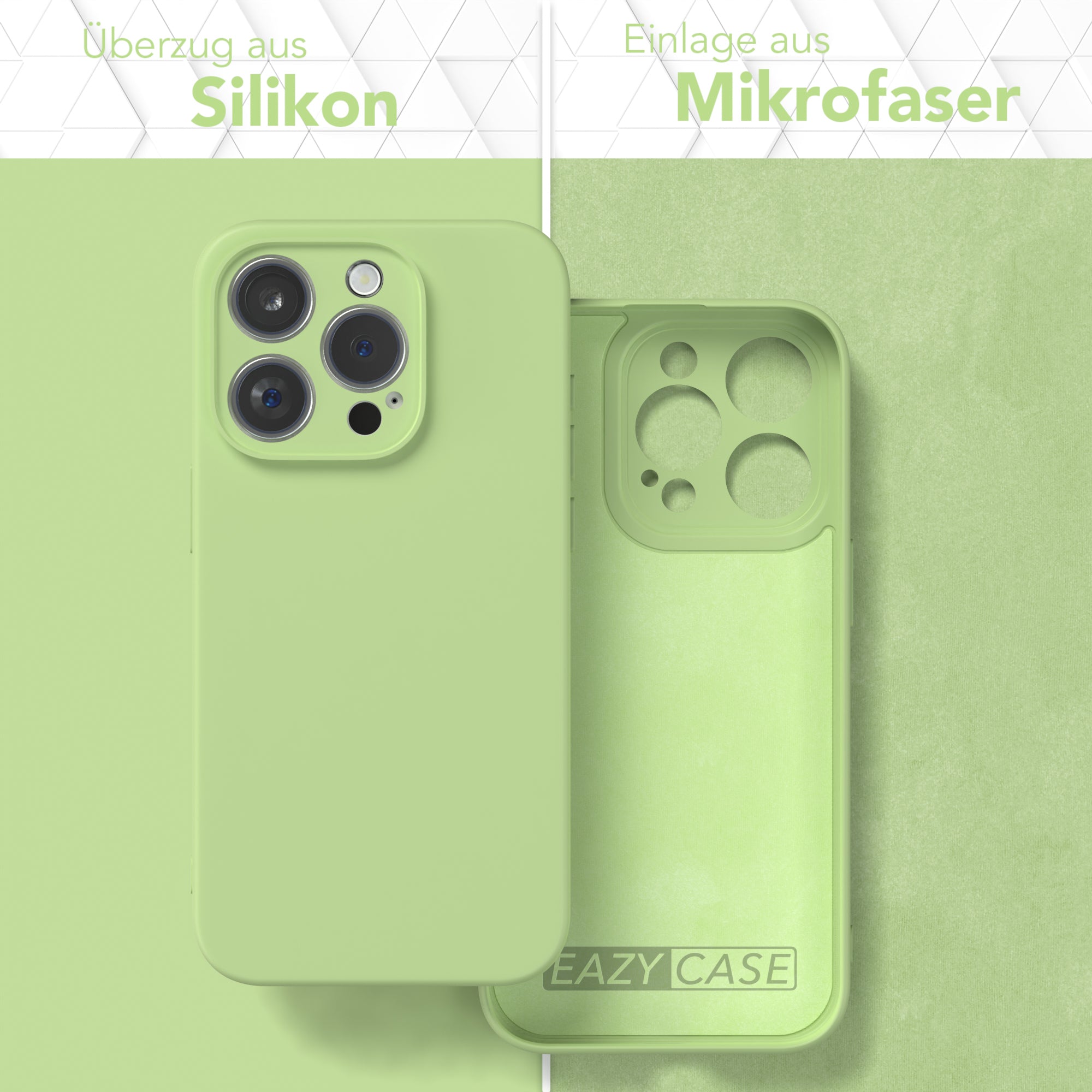 iPhone 15 Pro Silikonhülle mit Kameraschutz von EAZY CASE 