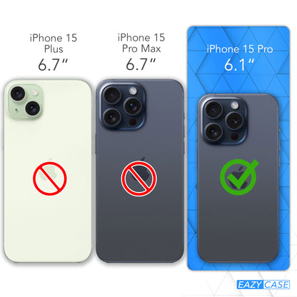 iPhone 15 Pro Silikonhülle mit Kameraschutz von EAZY CASE 