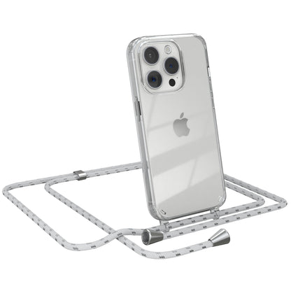 iPhone 15 Pro transparente Hülle + Kordel