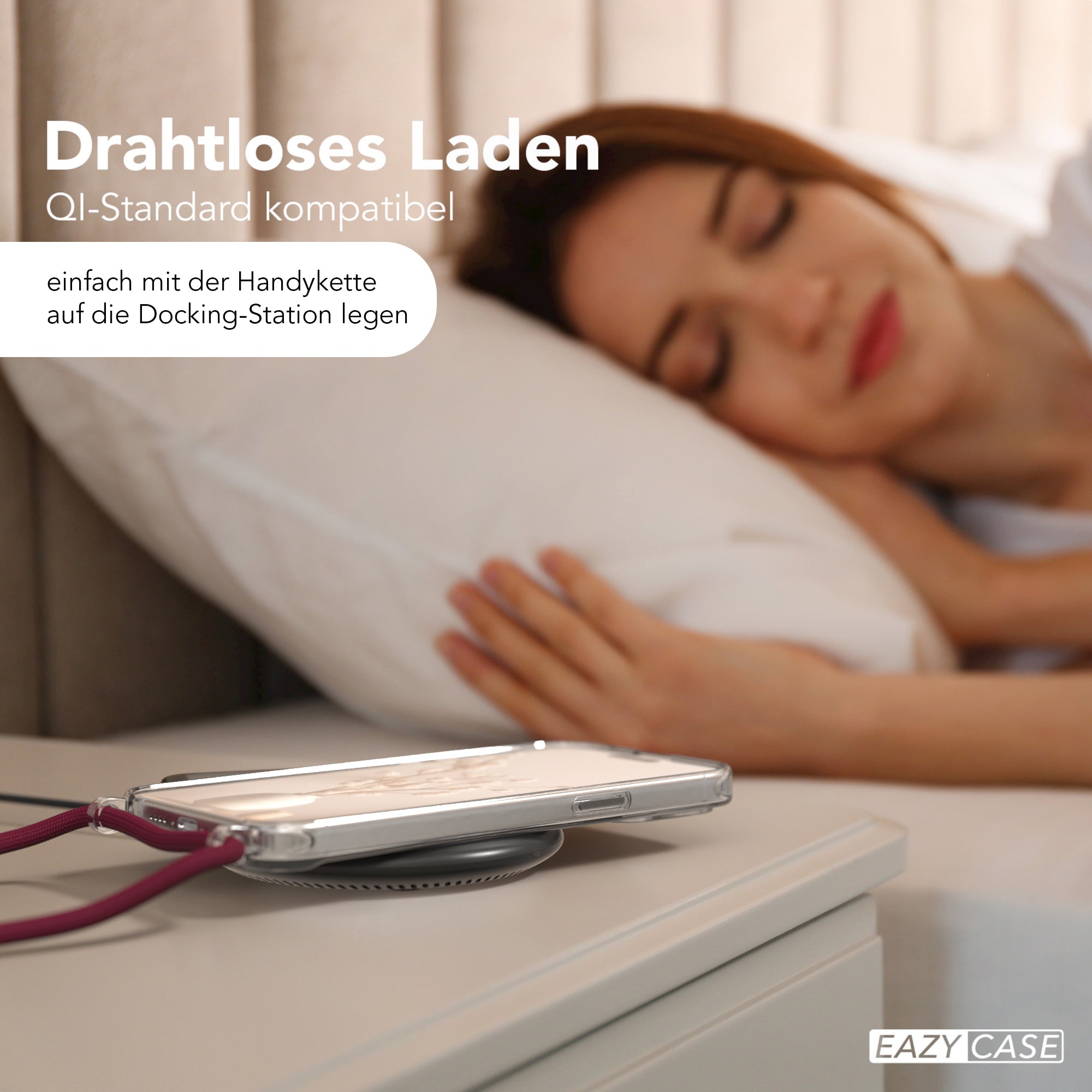 iPhone 15 Pro Max transparente Hülle + Kordel mit MagSafe