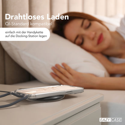 iPhone 15 Pro Max transparente Hülle + Kordel mit MagSafe