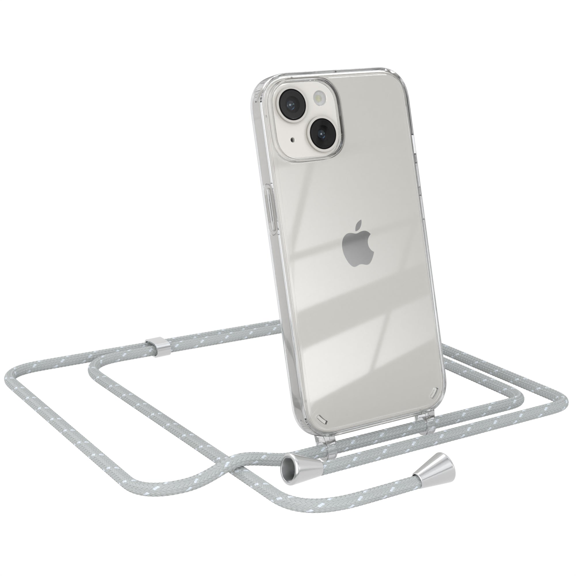 iPhone 14 transparente Hülle + Kordel