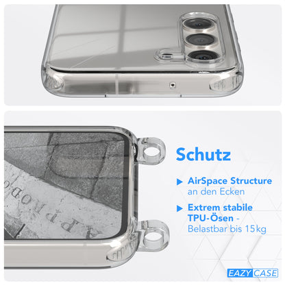 Galaxy S23 transparente Hülle + Kordel