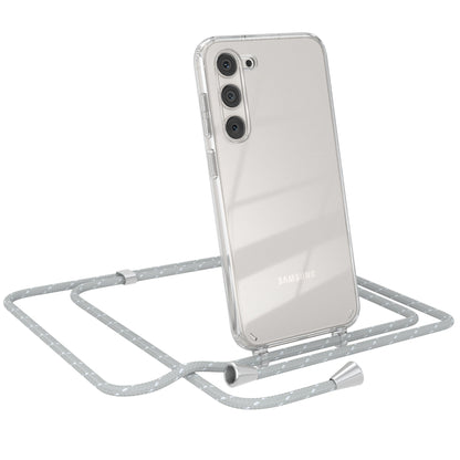 Galaxy S23 Plus transparente Hülle + Kordel