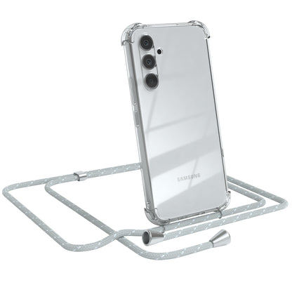 Galaxy A54 transparente Hülle + Kordel