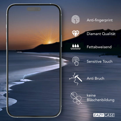 iPhone 15 Plus 2er Set Glasfolie + Installationsrahmen