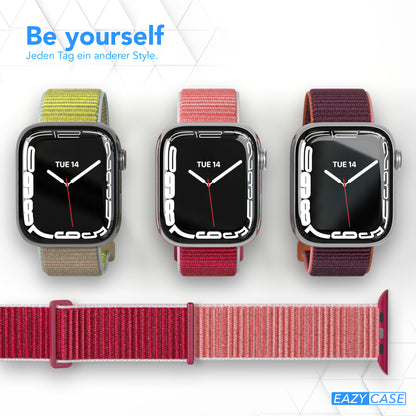 Apple Watch Nylon Armband mit Klettverschluss EAZY CASE Sport Loop 