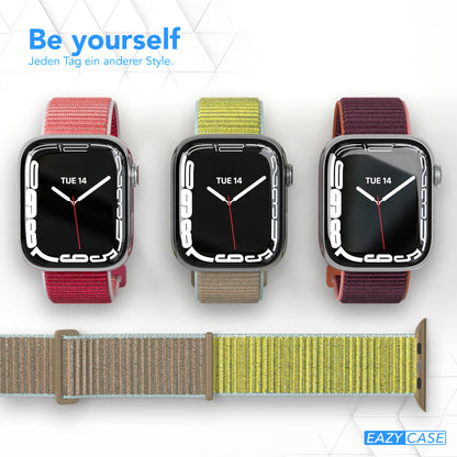 Apple Watch Nylon Armband mit Klettverschluss EAZY CASE Sport Loop 