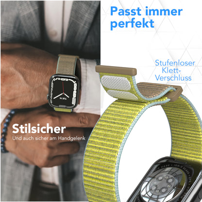 Apple Watch Nylon Armband mit Klettverschluss EAZY CASE Sport Loop 