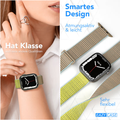 Apple Watch Nylon Armband mit Klettverschluss EAZY CASE Sport Loop 
