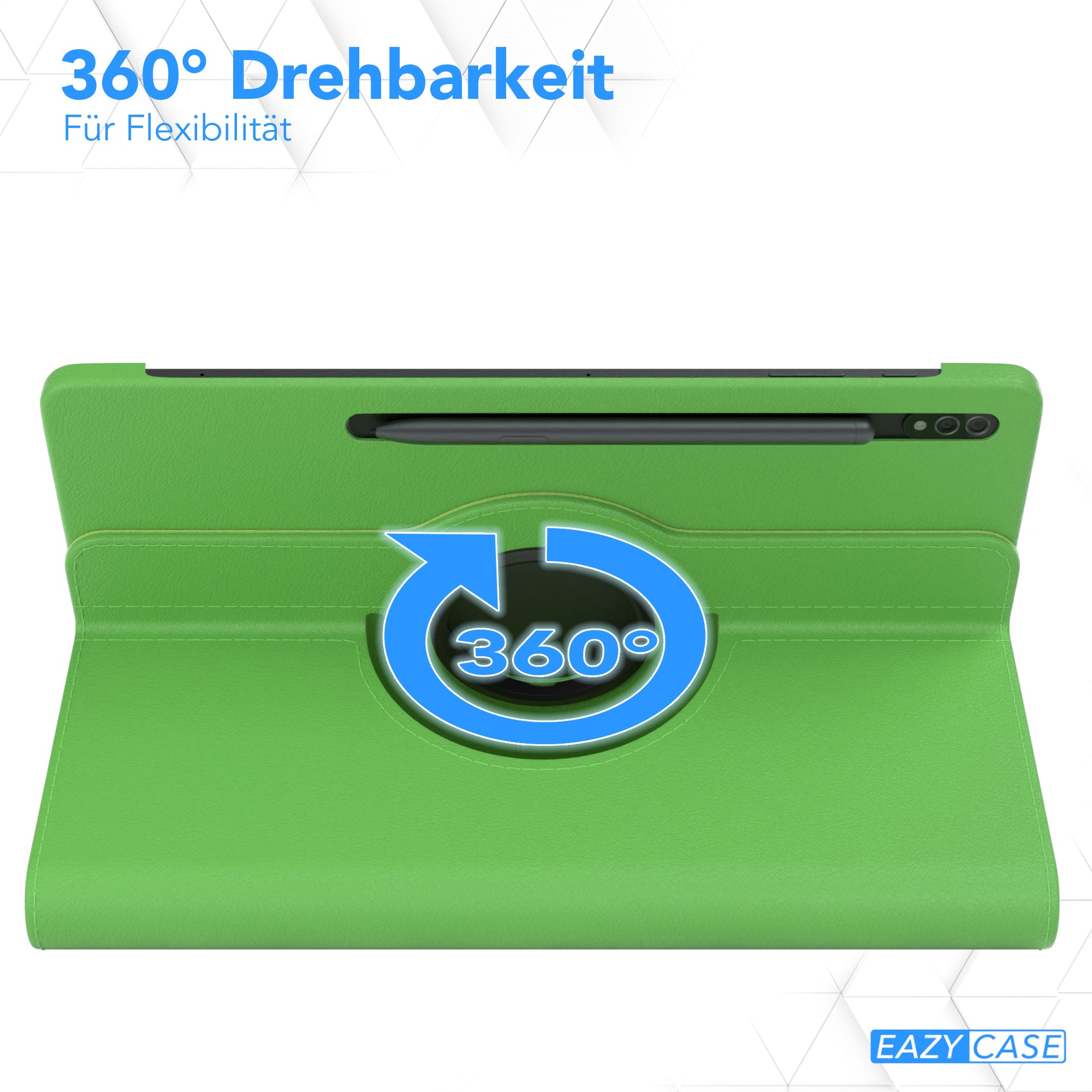 Samsung Galaxy Tab S7 Plus drehbare Tablethülle 360 Grad Rotation Ständerfunktion 
