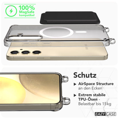 Galaxy S24 Plus Schutzhülle mit MagSafe für Handyketten