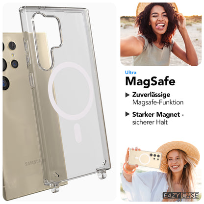 Samsung Galaxy S24 Ultra Schutzhülle mit Befestigungsösen für Handyketten MagSafe EAZY CASE