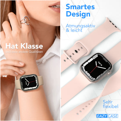 Apple Watch Silikon Armband mit Schnellverschluss von EAZY CASE 