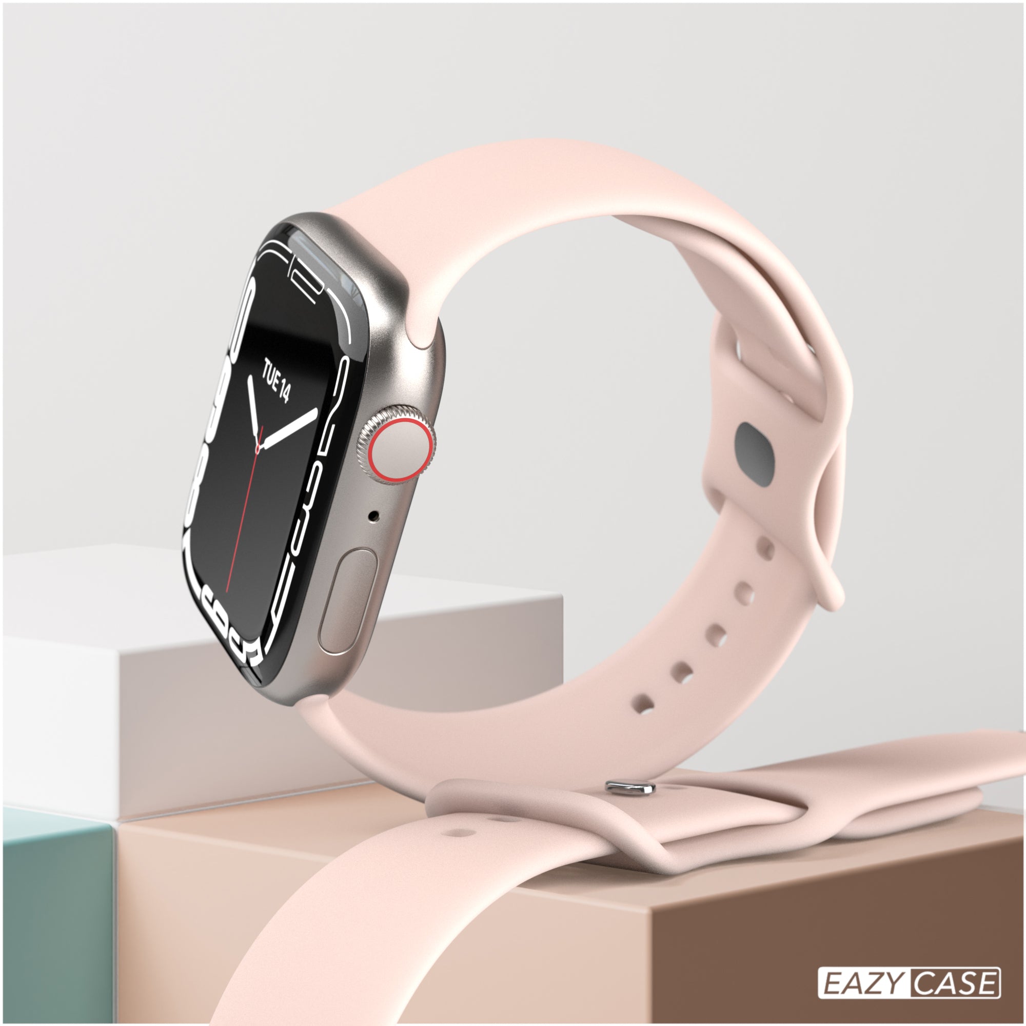 Apple Watch Silikon Armband mit Schnellverschluss von EAZY CASE 