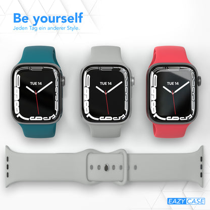 Apple Watch Silikon Armband mit Schnellverschluss von EAZY CASE 
