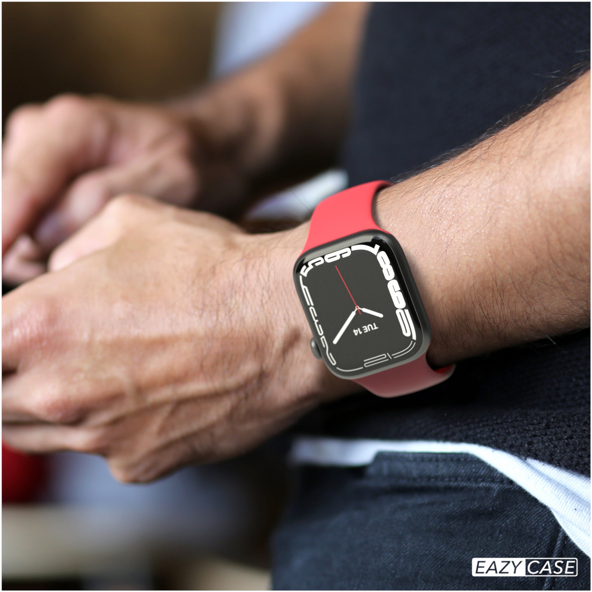 Apple Watch Silikon Armband mit Schnellverschluss von EAZY CASE 
