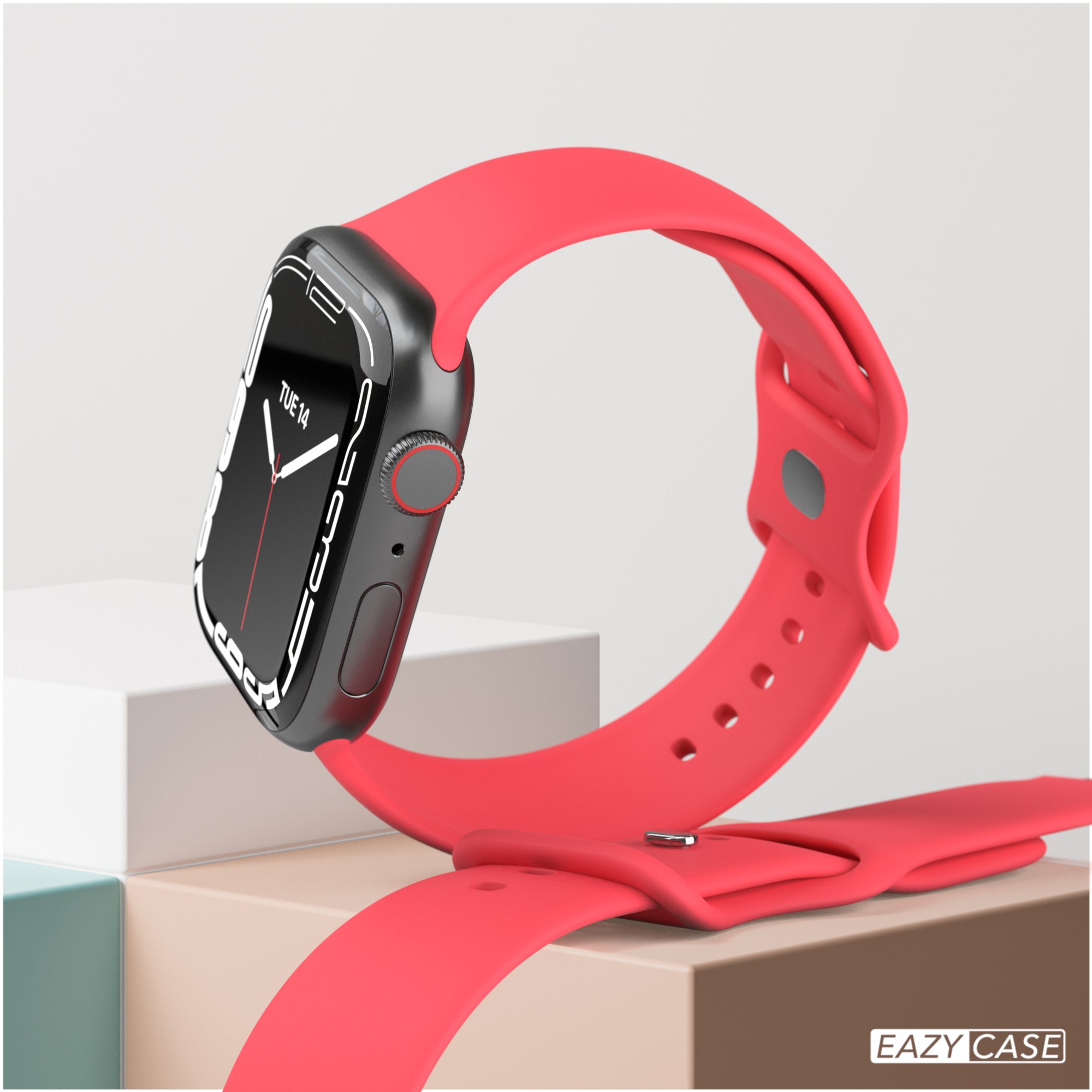 Apple Watch Silikon Armband mit Schnellverschluss von EAZY CASE 