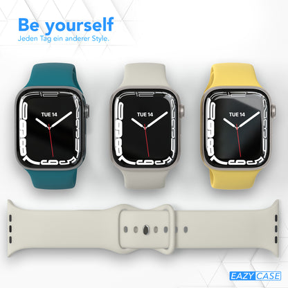 Apple Watch Silikon Armband mit Schnellverschluss von EAZY CASE 