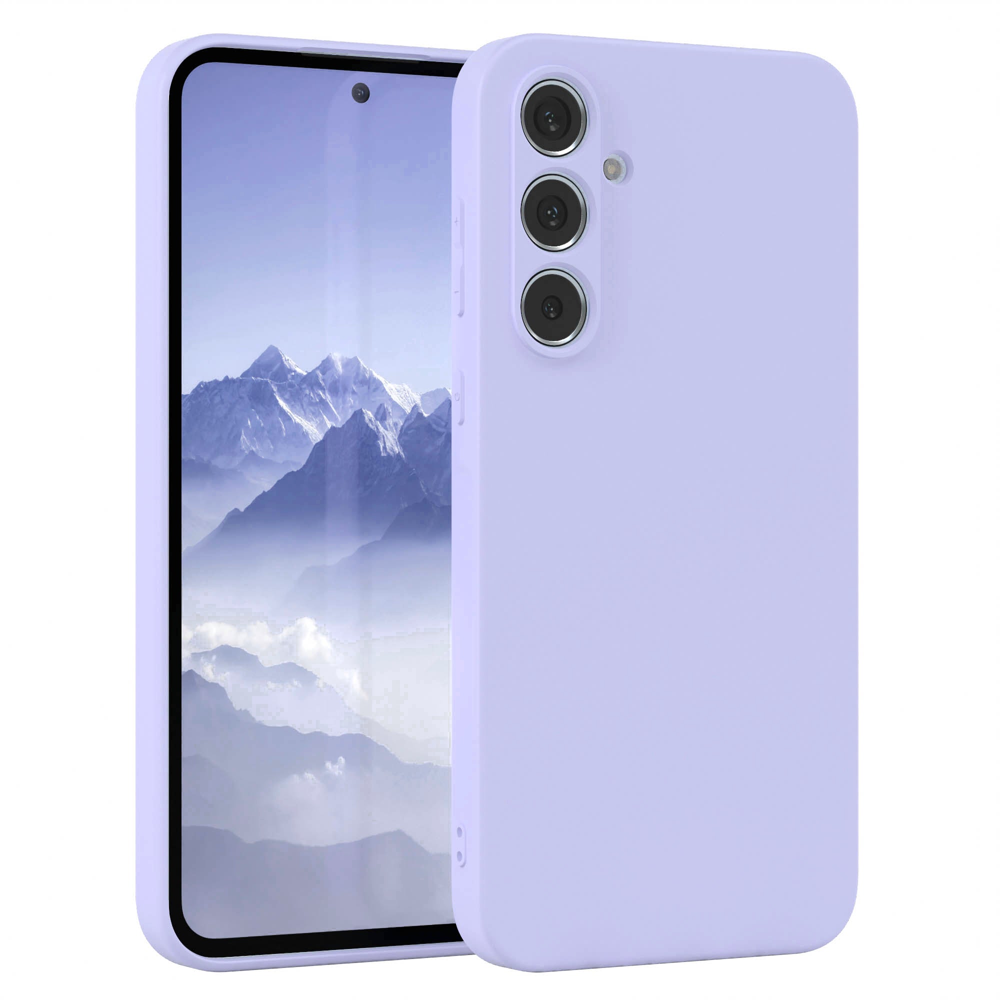 Samsung Galaxy A35 Silikonhülle mit Kameraschutz und Komfort-Buttons 