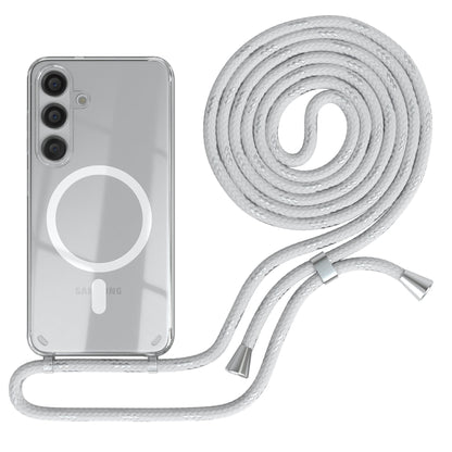 Galaxy S24 transparente Hülle + Kordel mit MagSafe