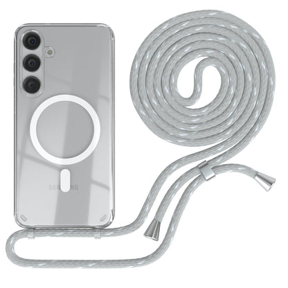 Galaxy S24 Plus transparente Hülle + Kordel mit MagSafe
