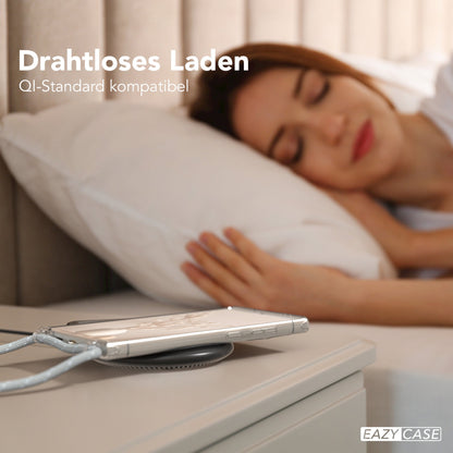 Galaxy S24 Ultra transparente Hülle + Kordel mit MagSafe