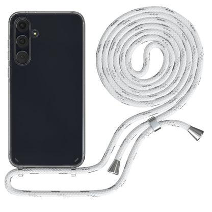 Galaxy A55 transparente Hülle + Kordel