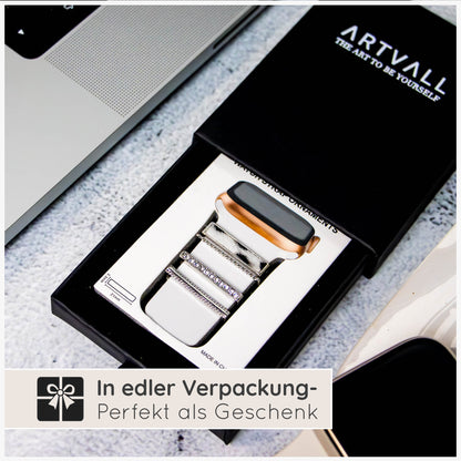 Apple Watch Charms Set verschiebbar Metall Anhänger Schmuckzubehör 