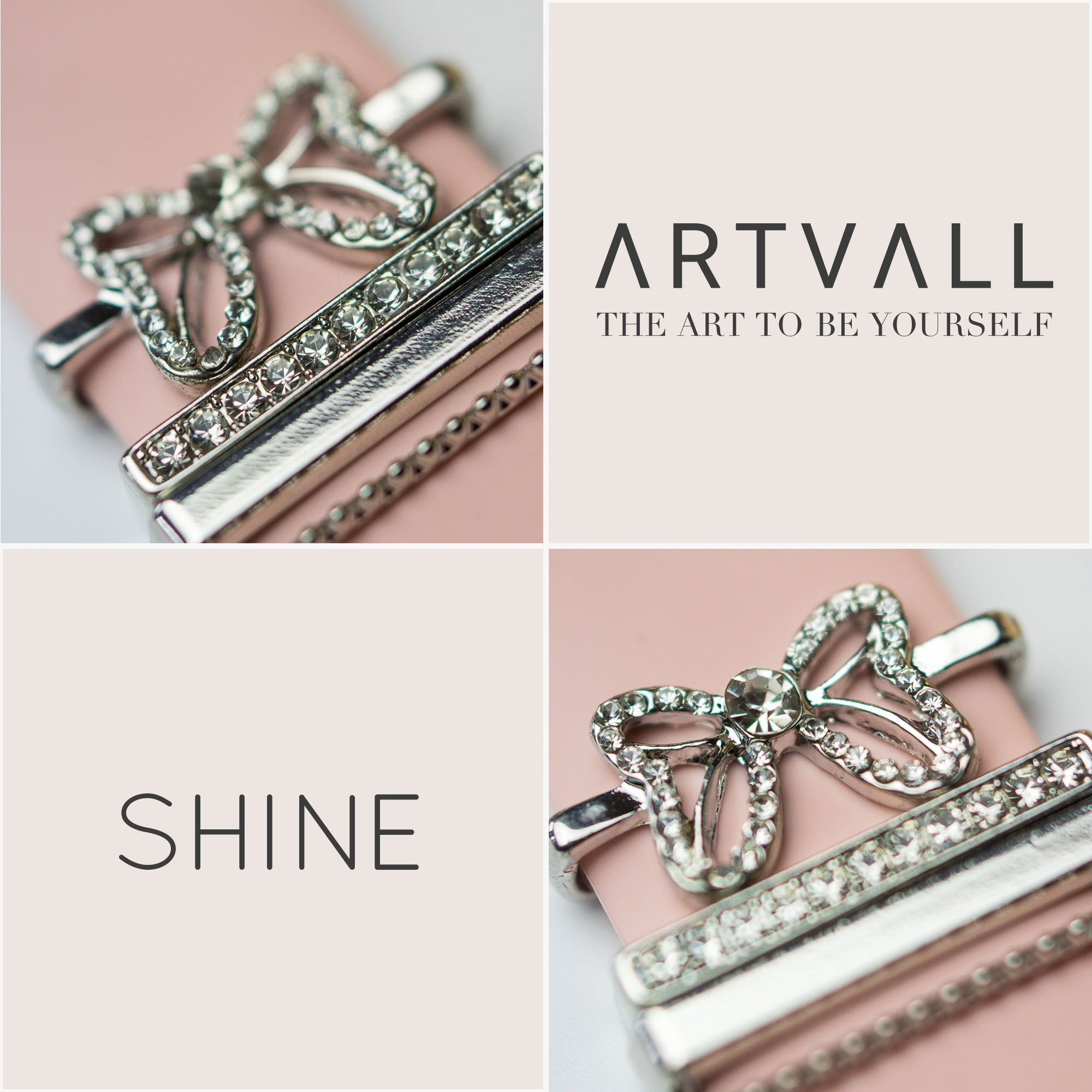 Apple Watch Charms Set verschiebbar Metall Anhänger Schmuckzubehör 
