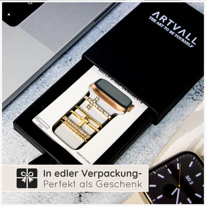 Apple Watch Charms Set verschiebbar Metall Anhänger Schmuckzubehör 