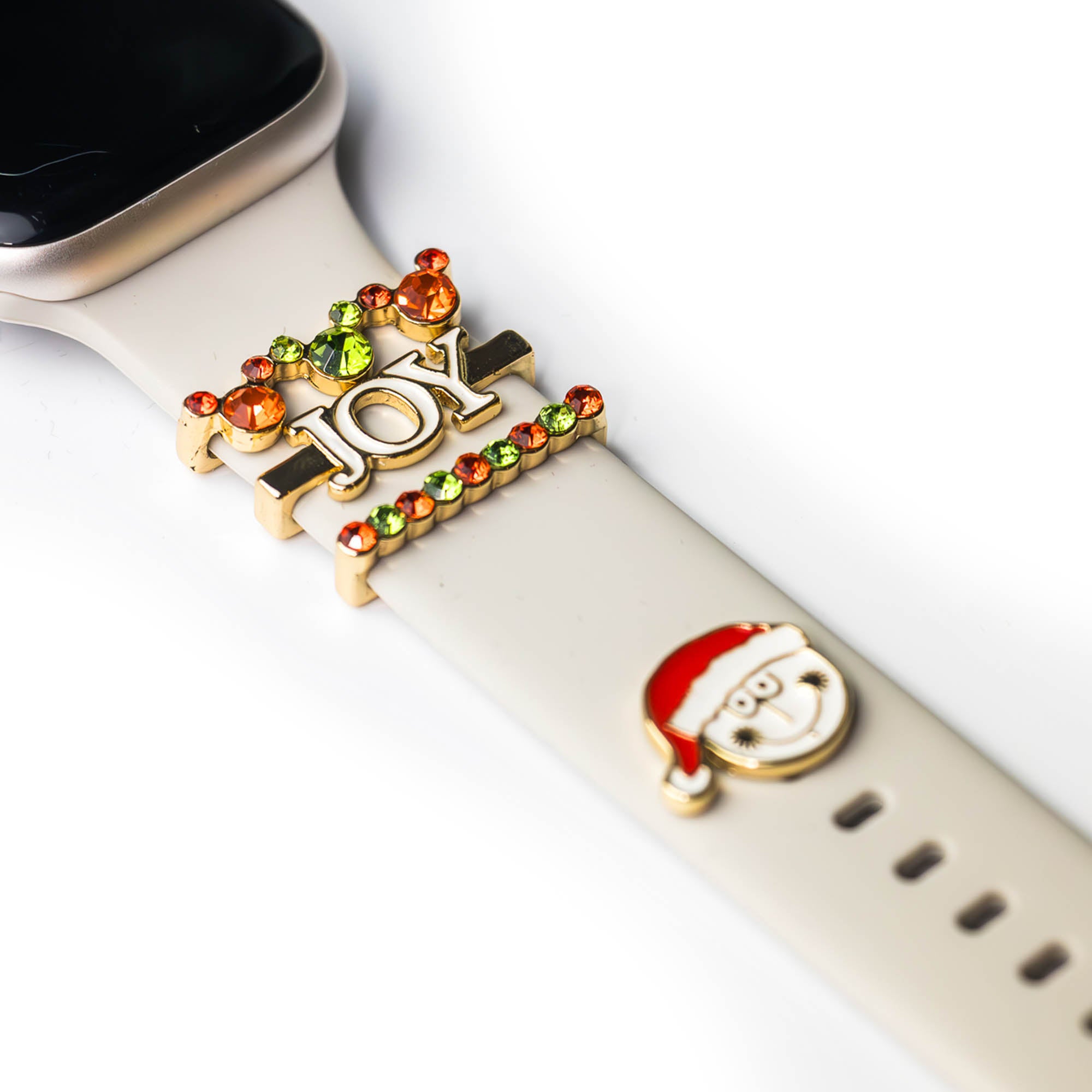 Apple Watch Charms Set verschiebbar Metall Anhänger Schmuckzubehör 