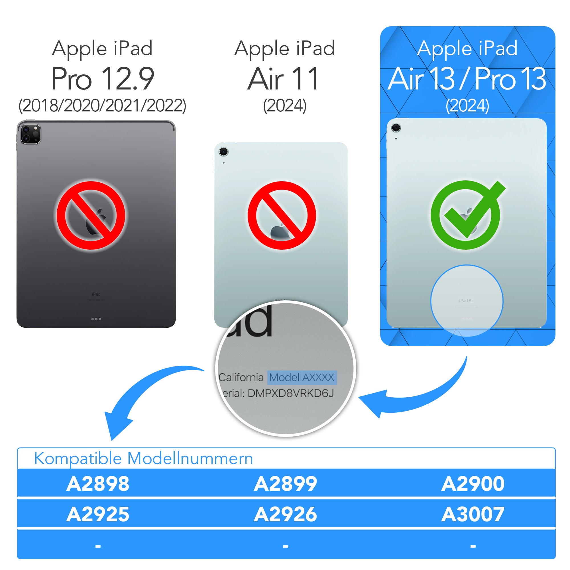 iPad Air 13 (2024) Glasfolie