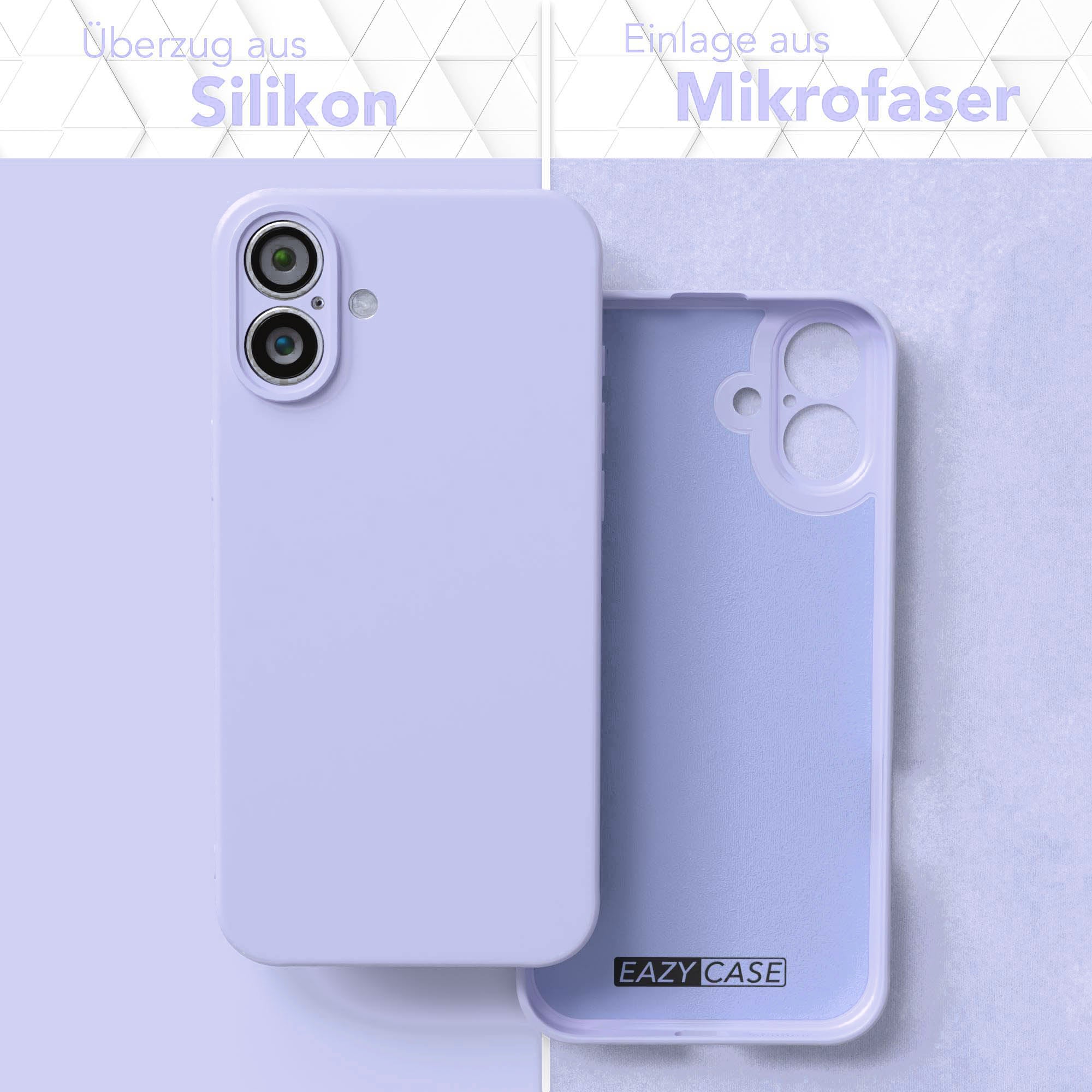 Apple iPhone 16 Plus Silikonhülle mit Kameraschutz von EAZY CASE 
