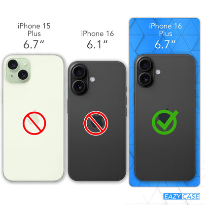 Apple iPhone 16 Plus Silikonhülle mit Kameraschutz von EAZY CASE 