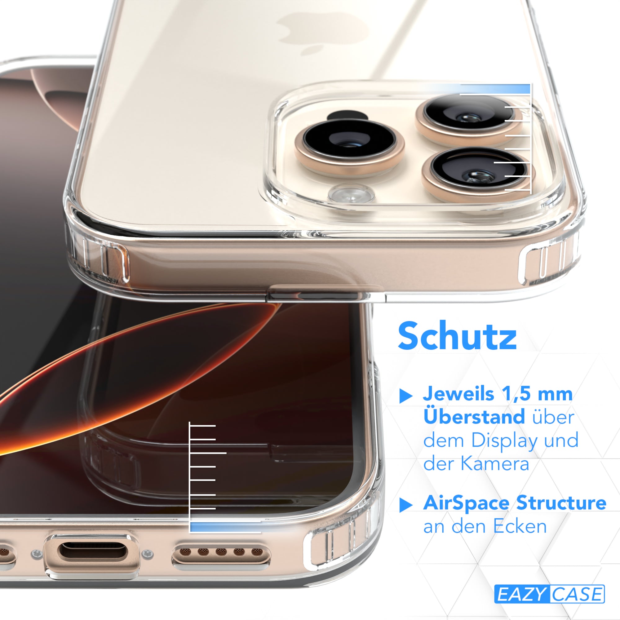 iPhone 16 Serie Silikonhülle Transparent