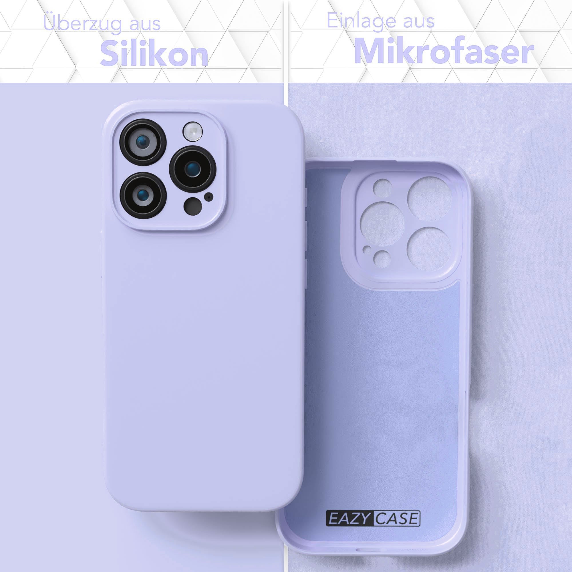 iPhone 16 Pro Silikonhülle mit Kameraschutz von EAZY CASE 