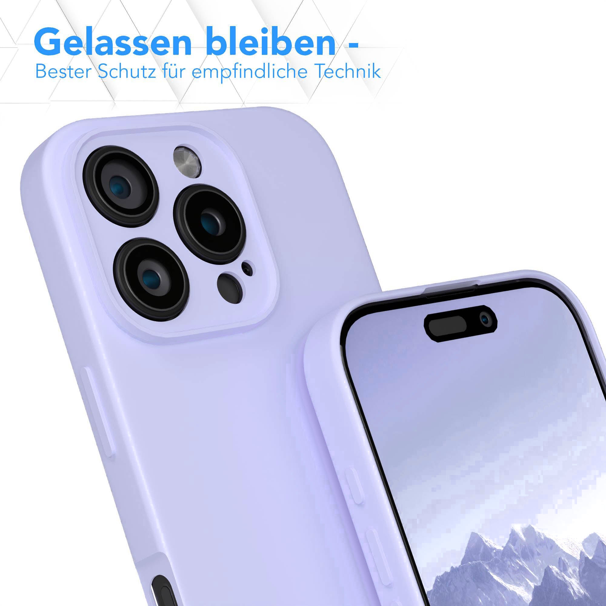 iPhone 16 Pro Silikonhülle mit Kameraschutz von EAZY CASE 