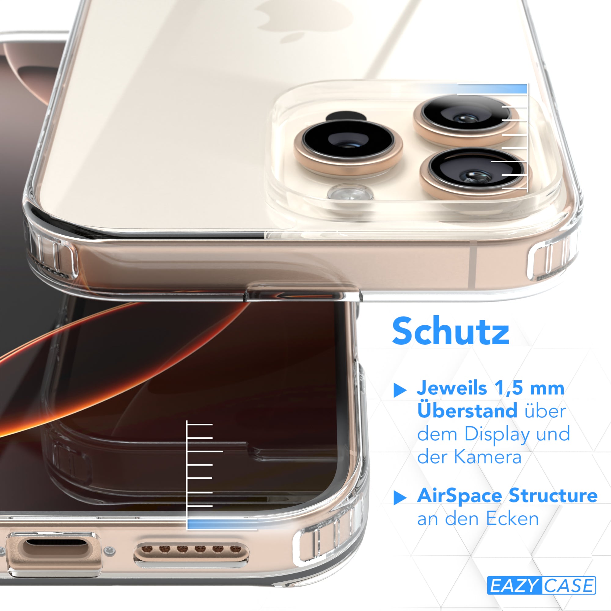 iPhone 16 Serie Silikonhülle Transparent