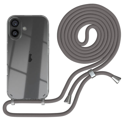 iPhone 16 transparente Hülle + Kordel