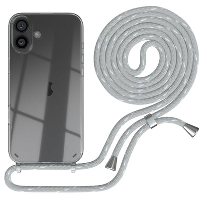 iPhone 16 Plus transparente Hülle + Kordel
