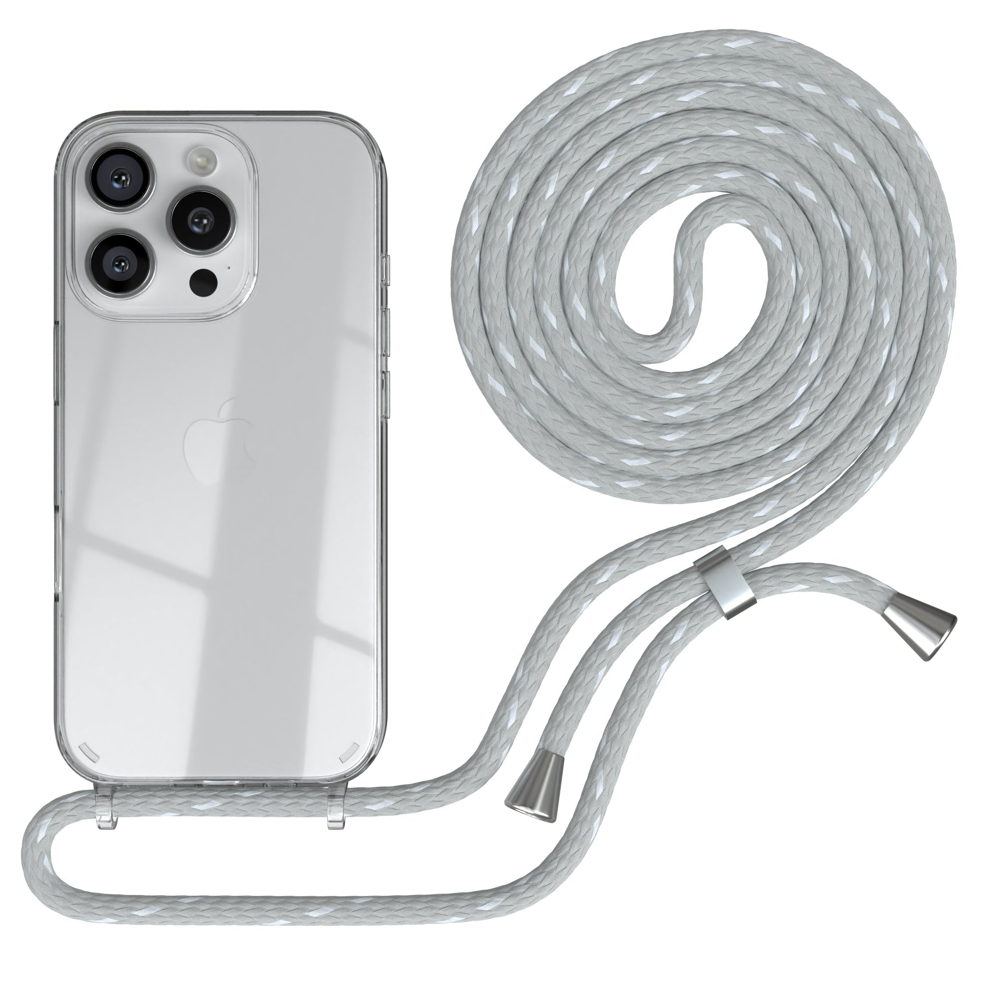 iPhone 16 Pro transparente Hülle + Kordel